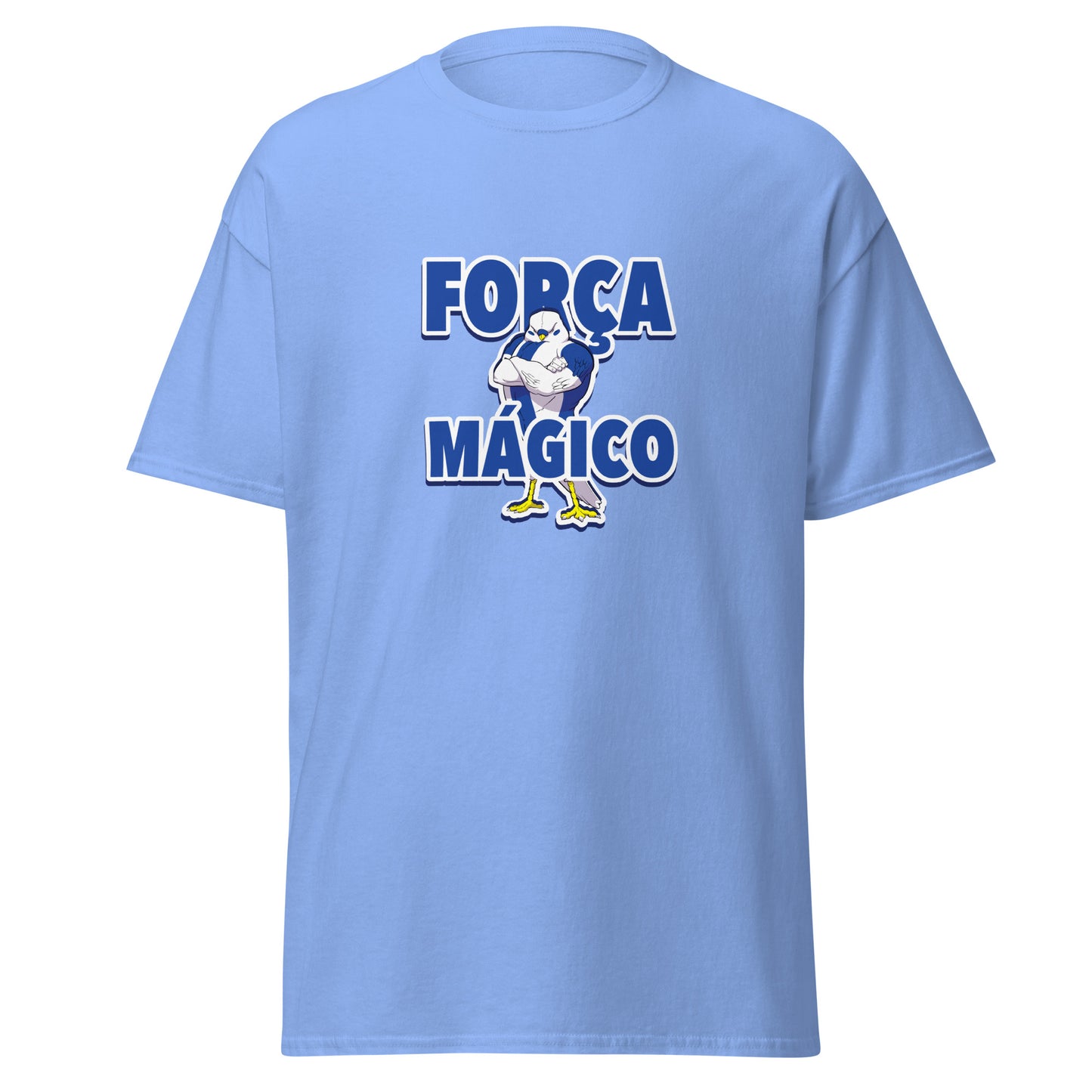 Camiseta azul claro Espanyol equipo fútbol Força Mágico Perico front