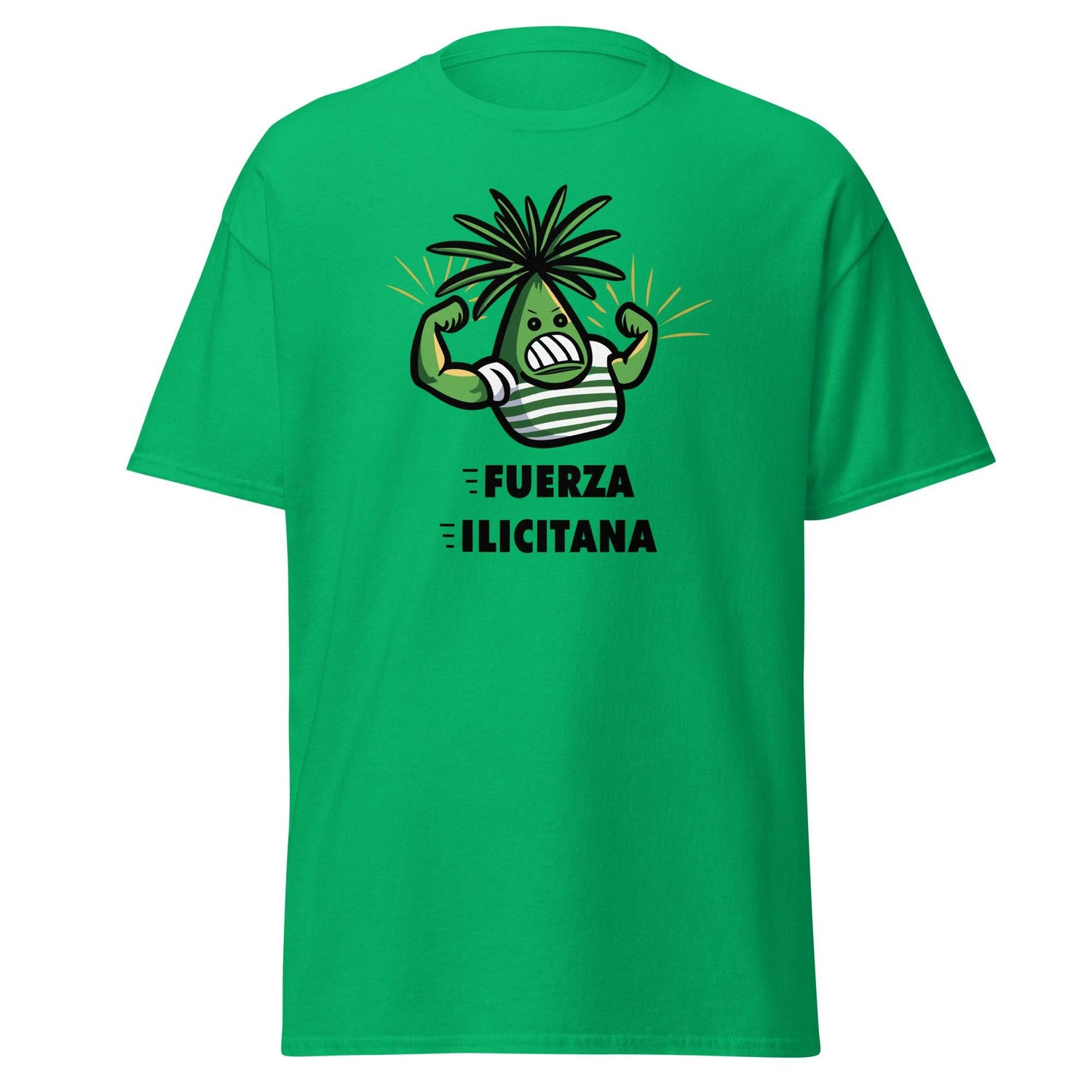 Camiseta verde Elche equipo fútbol Fuerza Ilicitana Palmera front