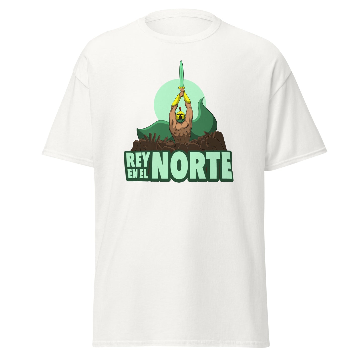 Camiseta Racing Santander blanca equipo fútbol Rey en el Norte front