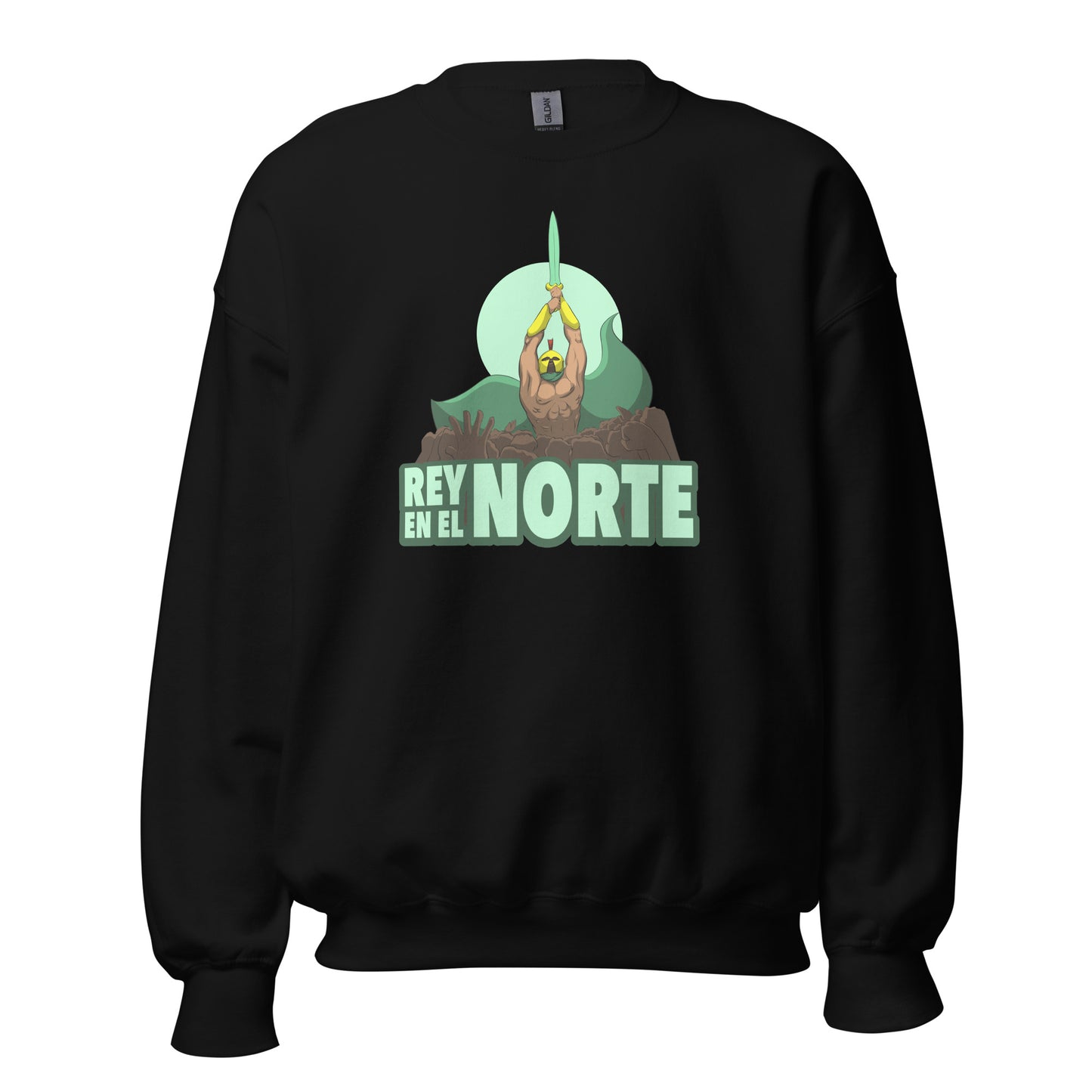 Sudadera Racing Santander negra equipo fútbol Rey en el Norte front