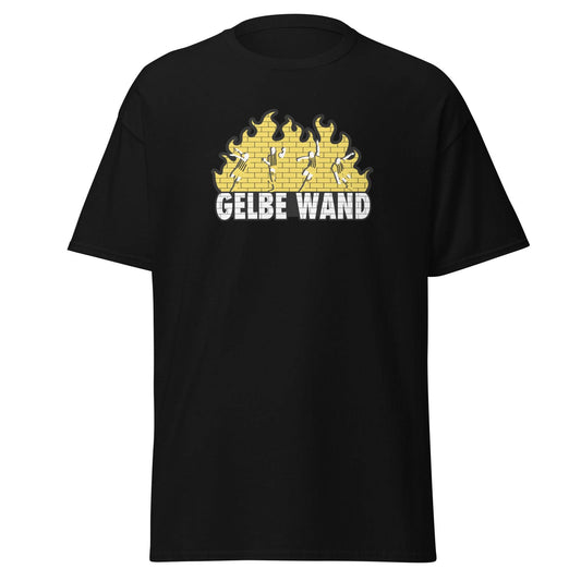 Camiseta negra BVB Borussia Dortmund equipo fútbol Gelbe Wand front