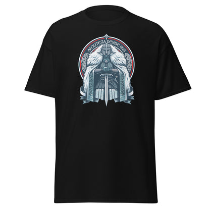 Camiseta negra Celta equipo fútbol Afouteza Dende 1923 con guerrero celta front