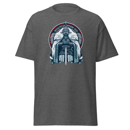 Camiseta gris oscuro Celta equipo fútbol Afouteza Dende 1923 con guerrero celta front