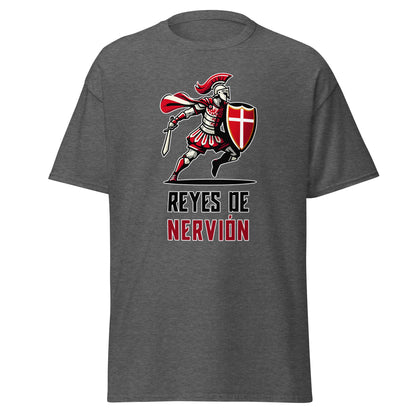 Camiseta gris Sevilla equipo fútbol Gladiador Reyes de Nervión front