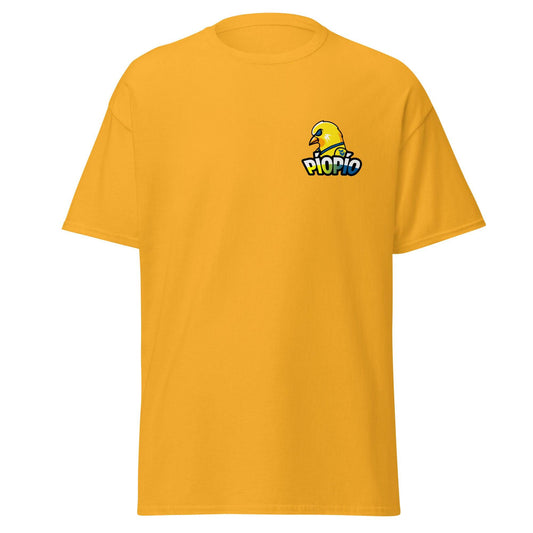 Camiseta amarilla Las Palmas equipo fútbol PioPio canario pequeño front