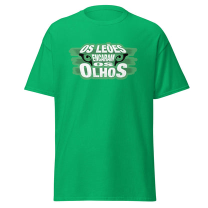 Camiseta verde Sporting Portugal equipo fútbol Os Leoes Encaram Os Olhos front