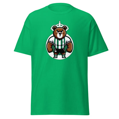 Camiseta Racing Santander verde equipo fútbol oso cacho front