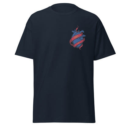 Camiseta navy FC Barcelona equipo fútbol ADN Cor blau front