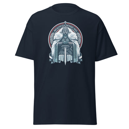 Camiseta navy Celta equipo fútbol Afouteza Dende 1923 con guerrero celta front