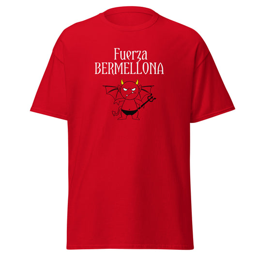 Camiseta roja Mallorca equipo fútbol Fuerza Bermellona front