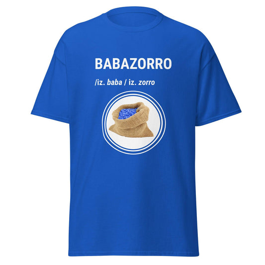 Camiseta azul Dportivo Alavés equipo fútbol Babazorro front
