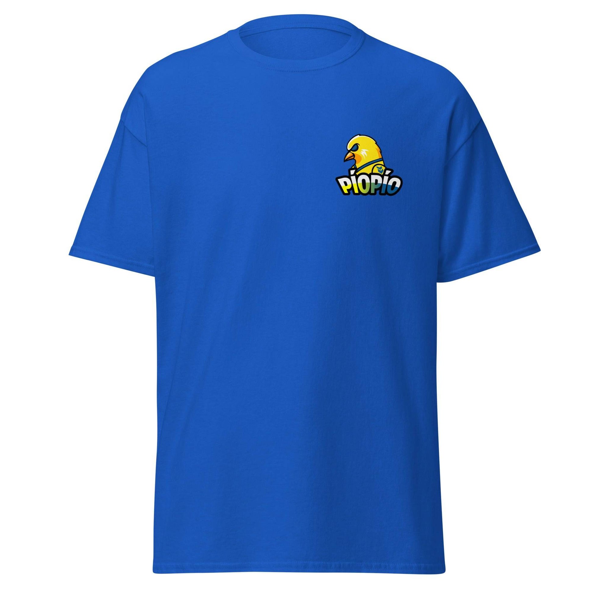 Camiseta azul Las Palmas equipo fútbol PioPio canario pequeño front