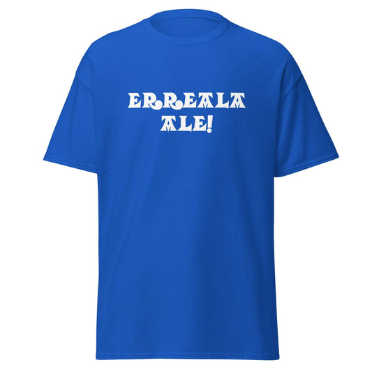 Camiseta azul Real Sociedad equipo fútbol Erreala Ale front