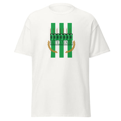 Camiseta blanca Betis equipo fútbol Baetica Nostra front