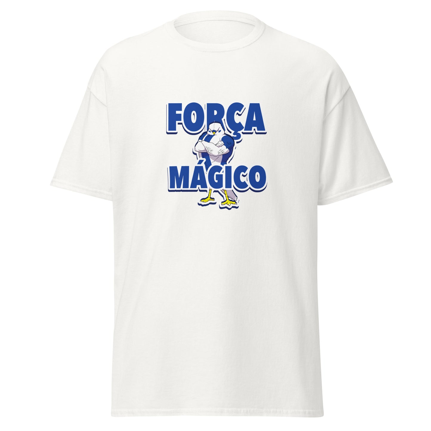 Camiseta blanca Espanyol equipo fútbol Força Mágico front