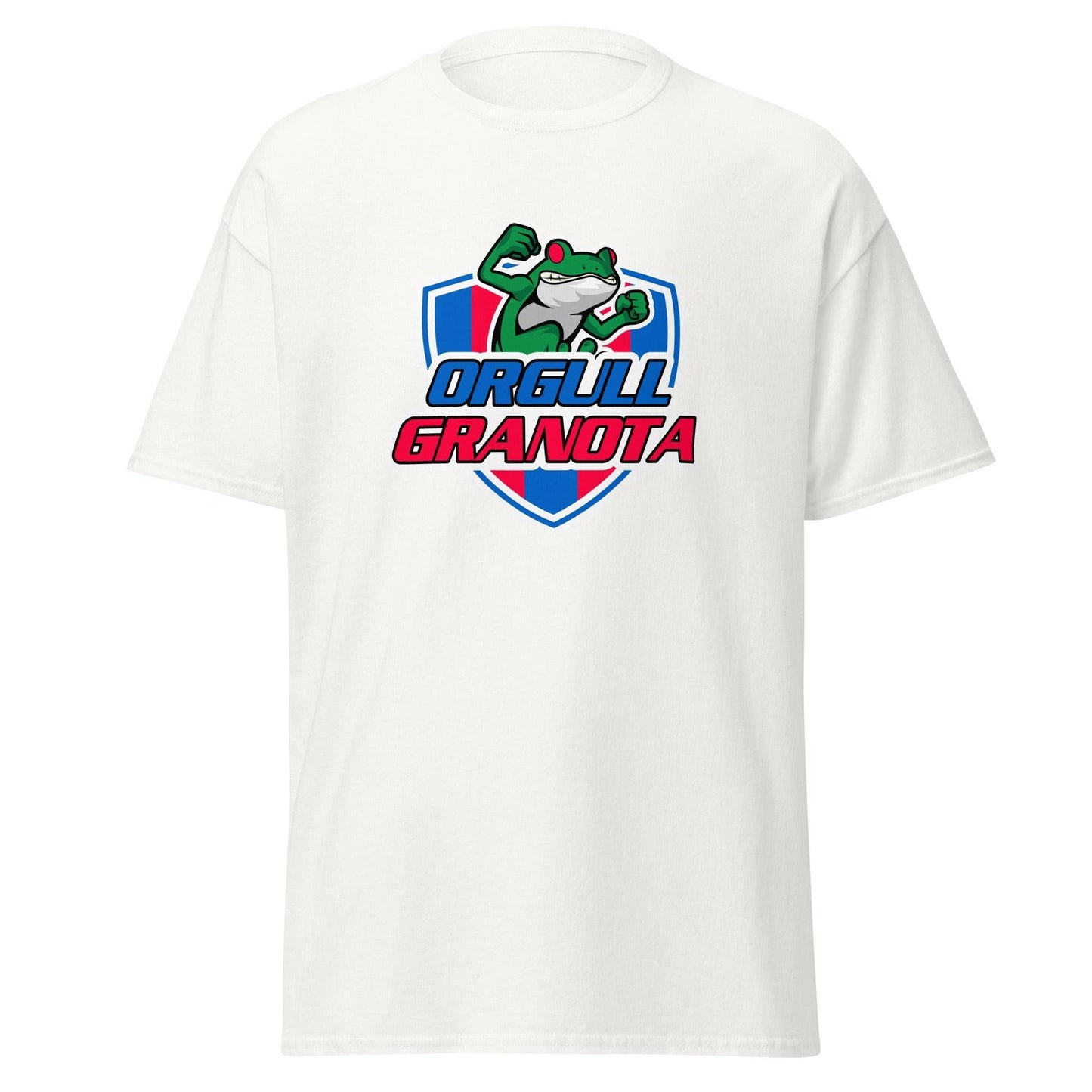 Camiseta blanca Levante equipo fútbol Orgull Granota front