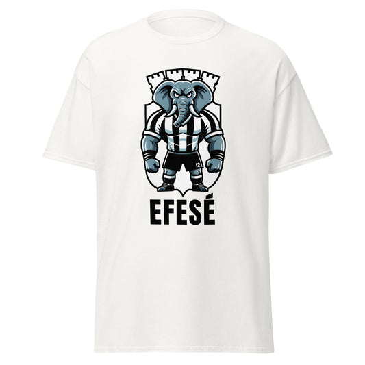 Camiseta blanca Cartagena fútbol Elefante Efesé front