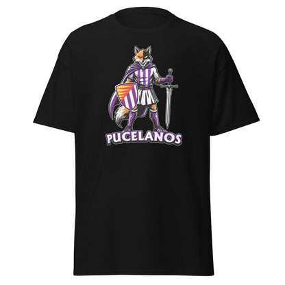 Camiseta Valladolid negra equipo fútbol Pucelanos front