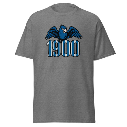 Camiseta Espanyol gris equipo fútbol 1900 con periquito front