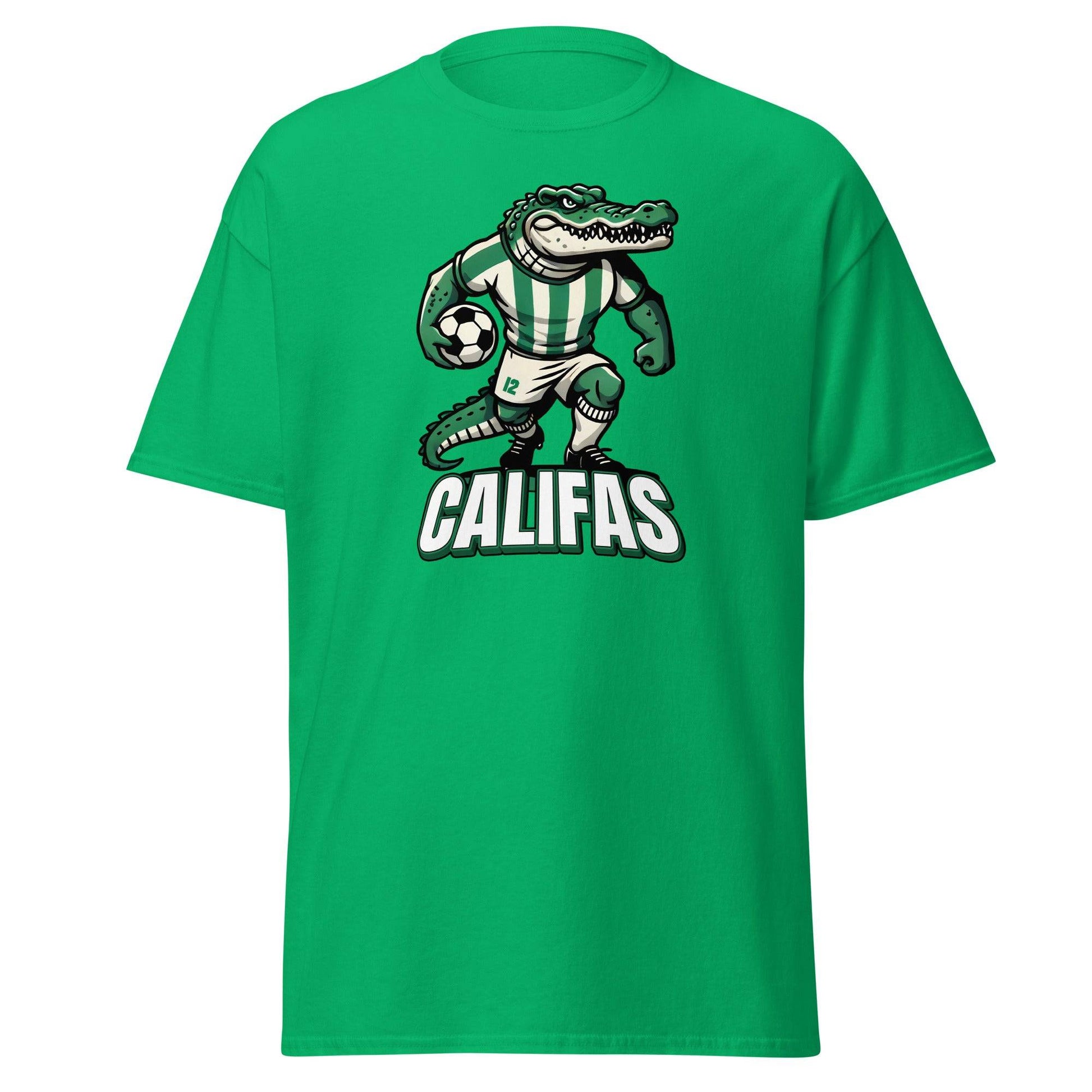 Camiseta Córdoba verde equipo fútbol Califas con cocodrilo front