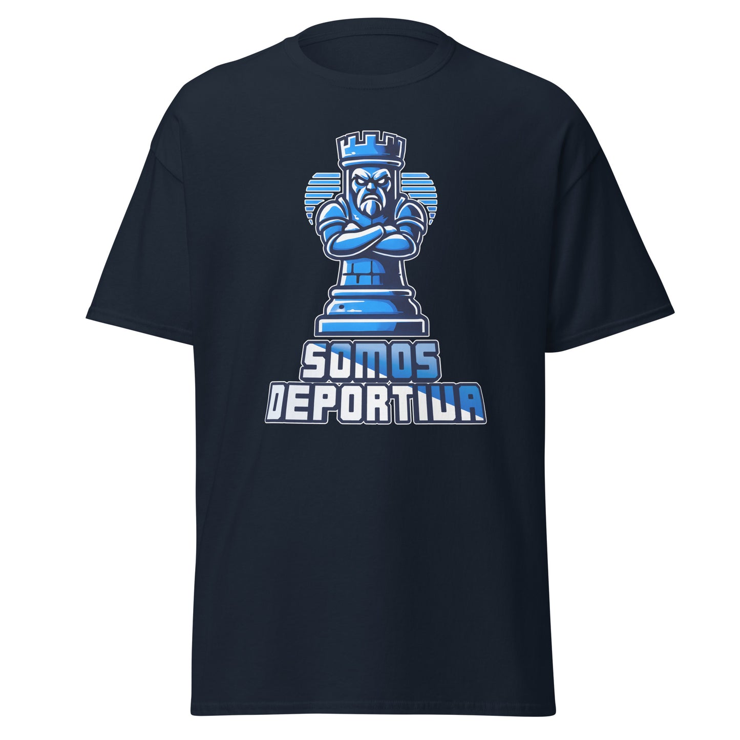 Camiseta Ponferradina navy equipo fútbol Somos Deportiva front