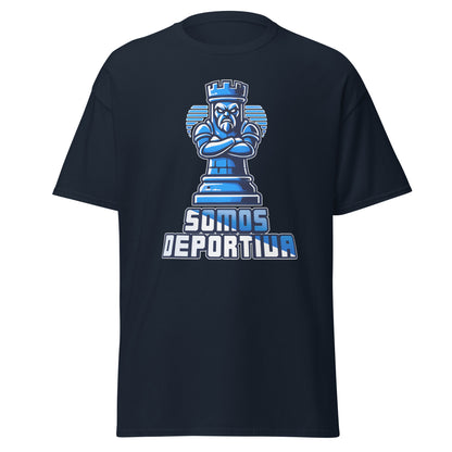 Camiseta Ponferradina navy equipo fútbol Somos Deportiva front