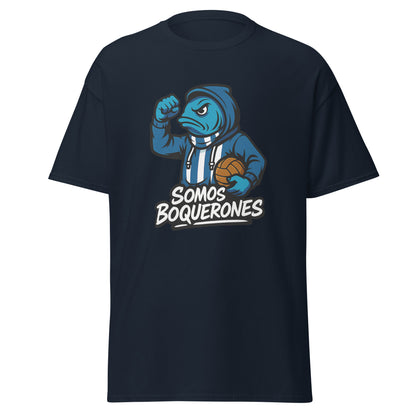 Camiseta Málaga navy equipo fútbol Somos Boquerones front