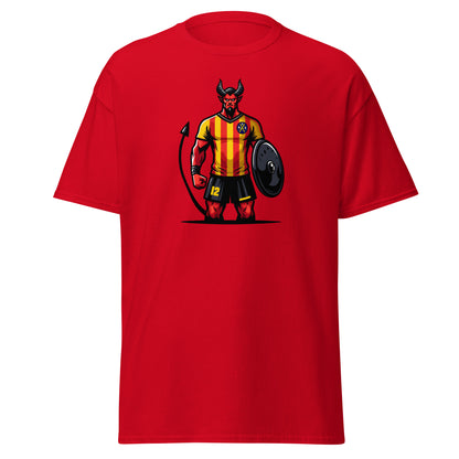 Camiseta Sant Andreu roja equipo fútbol imagen de Diable front