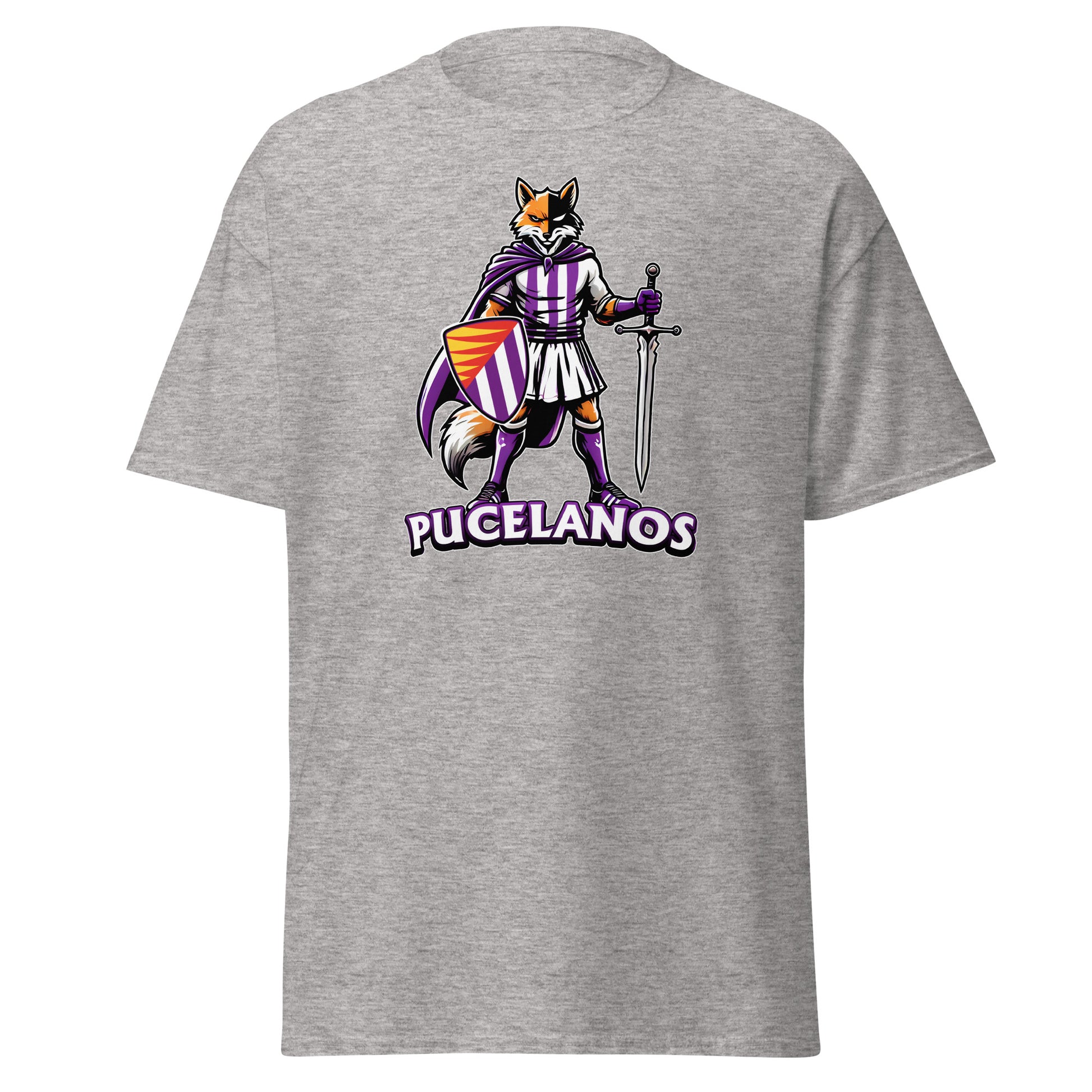 Camiseta Valladolid gris claro equipo fútbol Pucelanos front