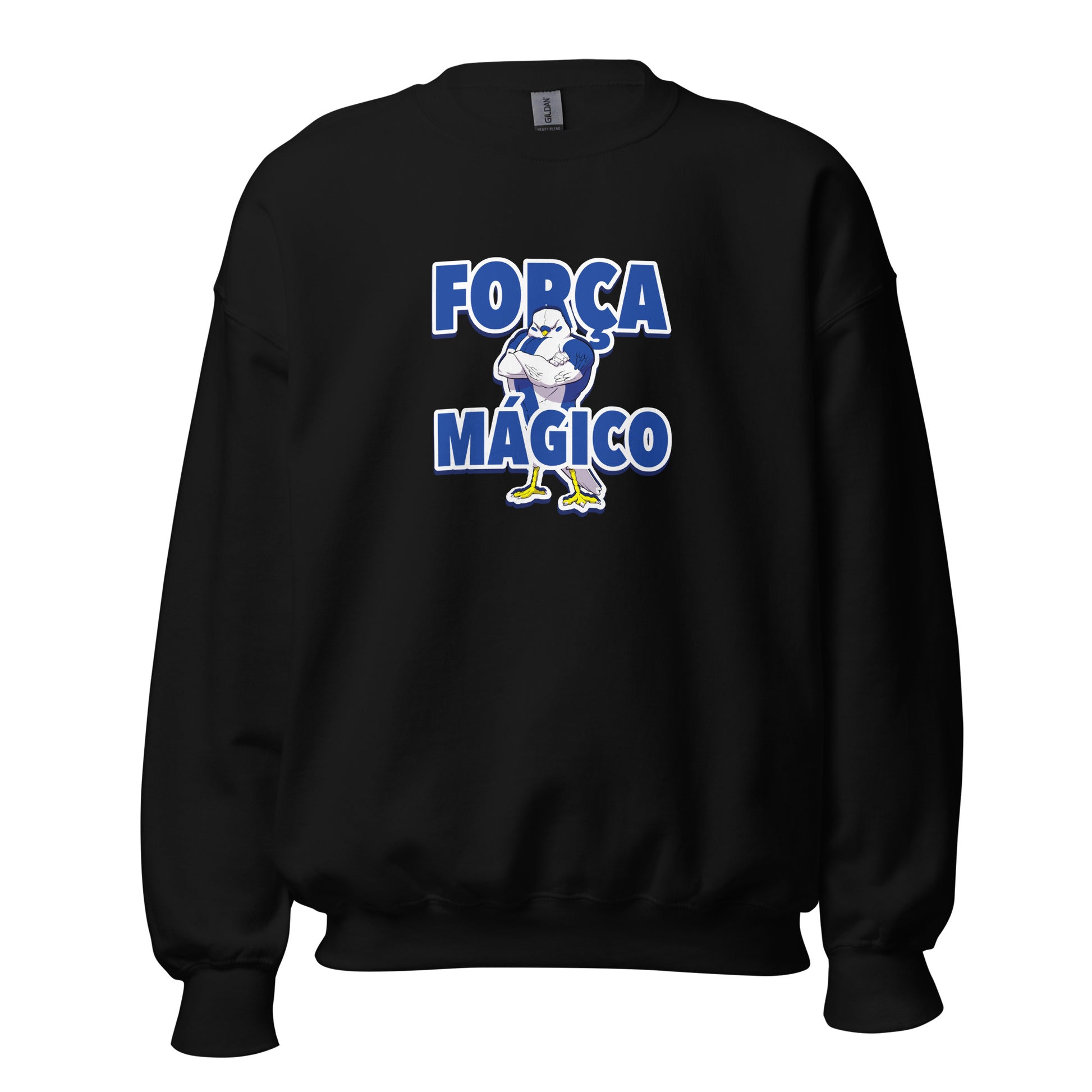 Sudadera negra Espanyol equipo fútbol Força Mágico Perico front