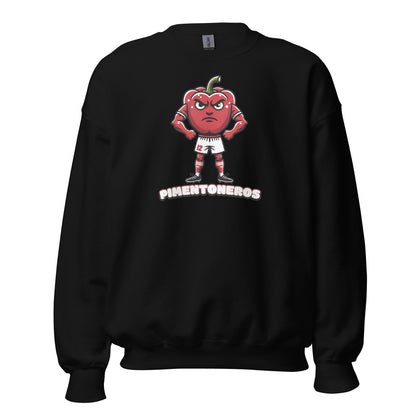 Sudadera Murcia negra equipo fútbol Pimentoneros front