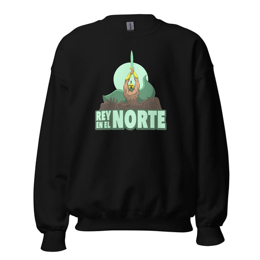 Sudadera Racing Santander negra equipo fútbol Rey en el Norte front