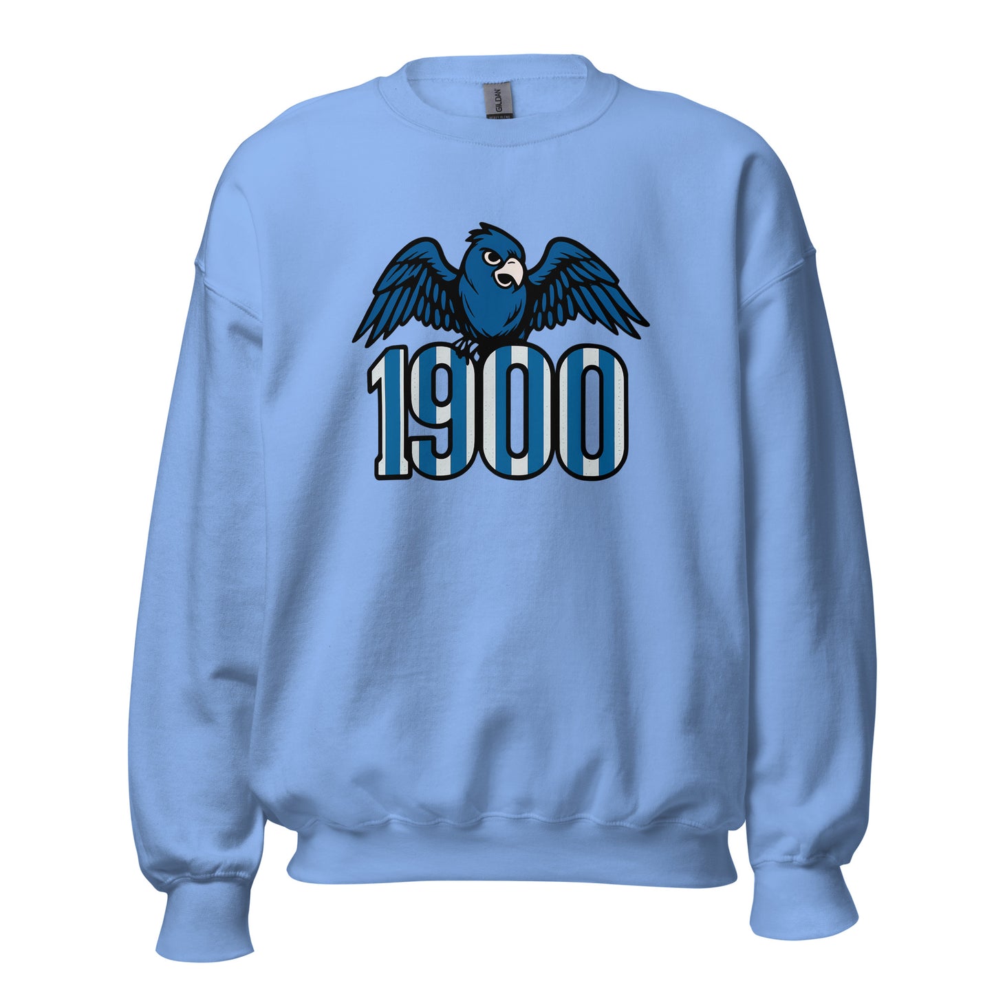Sudadera Espanyol azul carolina equipo fútbol 1900 con periquito front