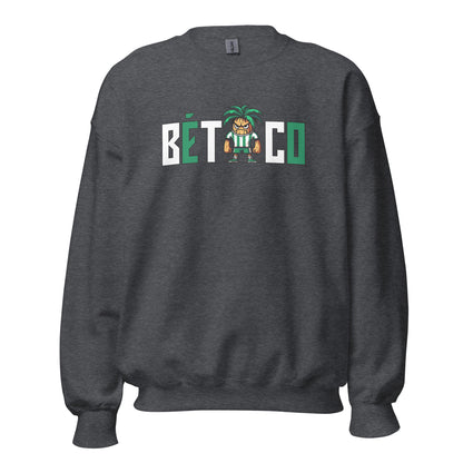 Sudadera Betis gris equipo fútbol Bético front