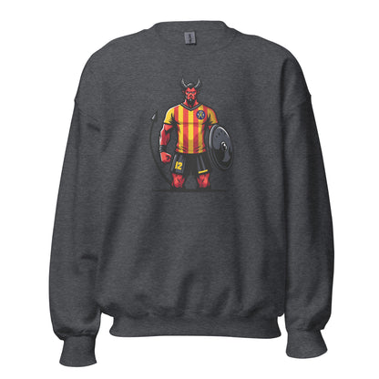 Sudadera Sant Andreu gris equipo fútbol imagen Diable front