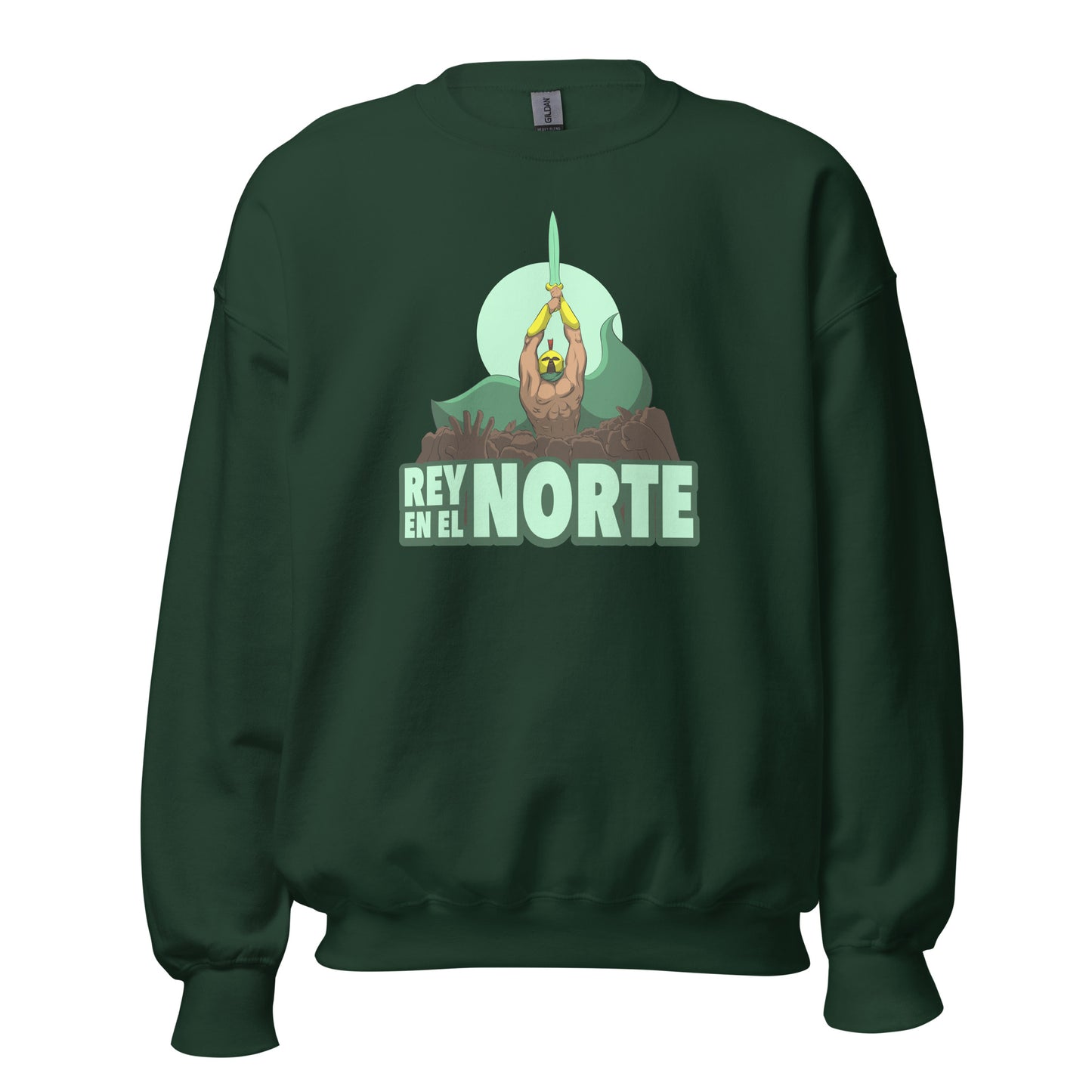 Sudadera Racing Santander verde equipo fútbol Rey en el Norte front
