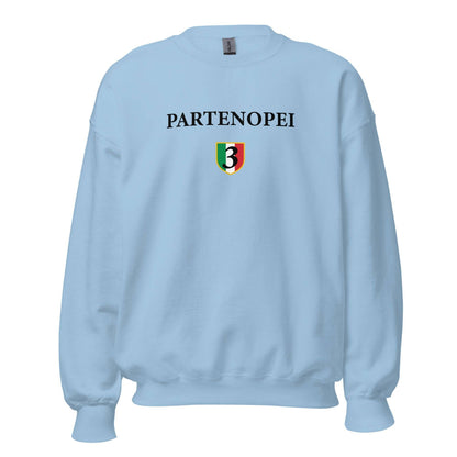 Sudadera azul Napoli equipo fútbol Partenopei scudeto front