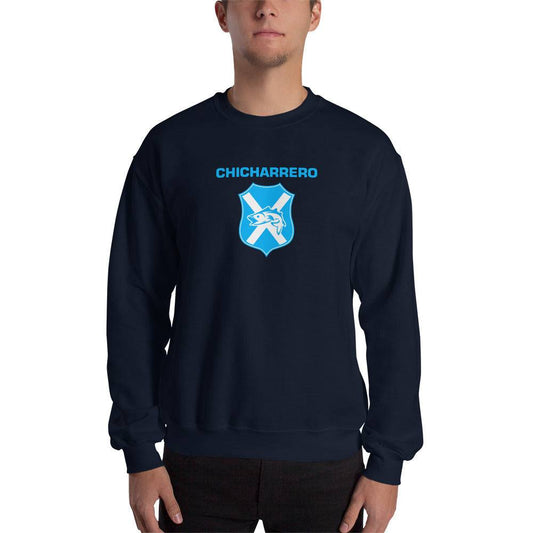 Sudadera navy Tenerife Chicharrero pez chicharro escudo front