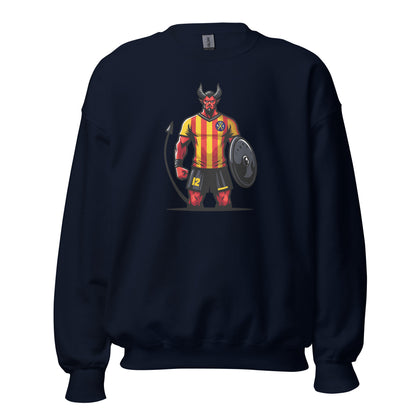 Sudadera Sant Andreu navy equipo fútbol imagen Diable front