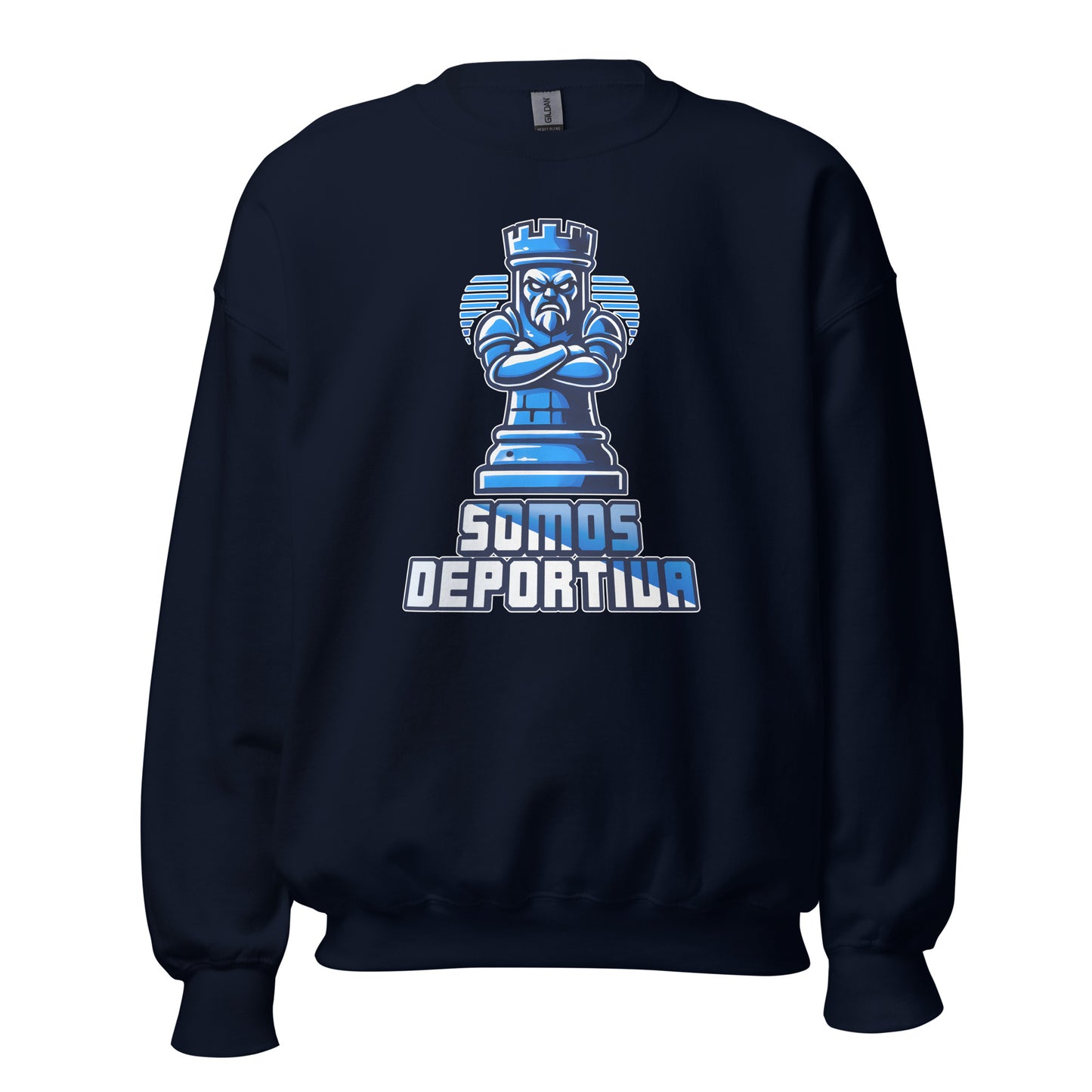 Sudadera Ponferradina navy equipo fútbol Somos Deportiva front