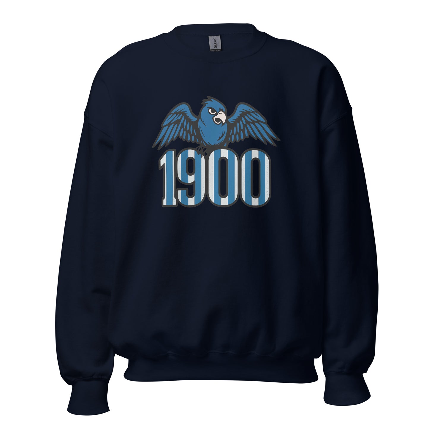 Sudadera Espanyol navy  equipo fútbol 1900 con periquito front