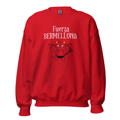 Sudadera roja Mallorca equipo fútbol Fuerza Bermellona front