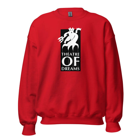 Sudadera roja Manchester United equipo fútbol Theatre of Dreams front