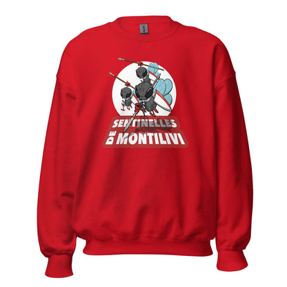 Sudadera Girona roja equipo fútbol Sentinelles Montillivi Sisa front