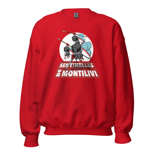 Sudadera Girona roja equipo fútbol Sentinelles Montillivi Sisa front