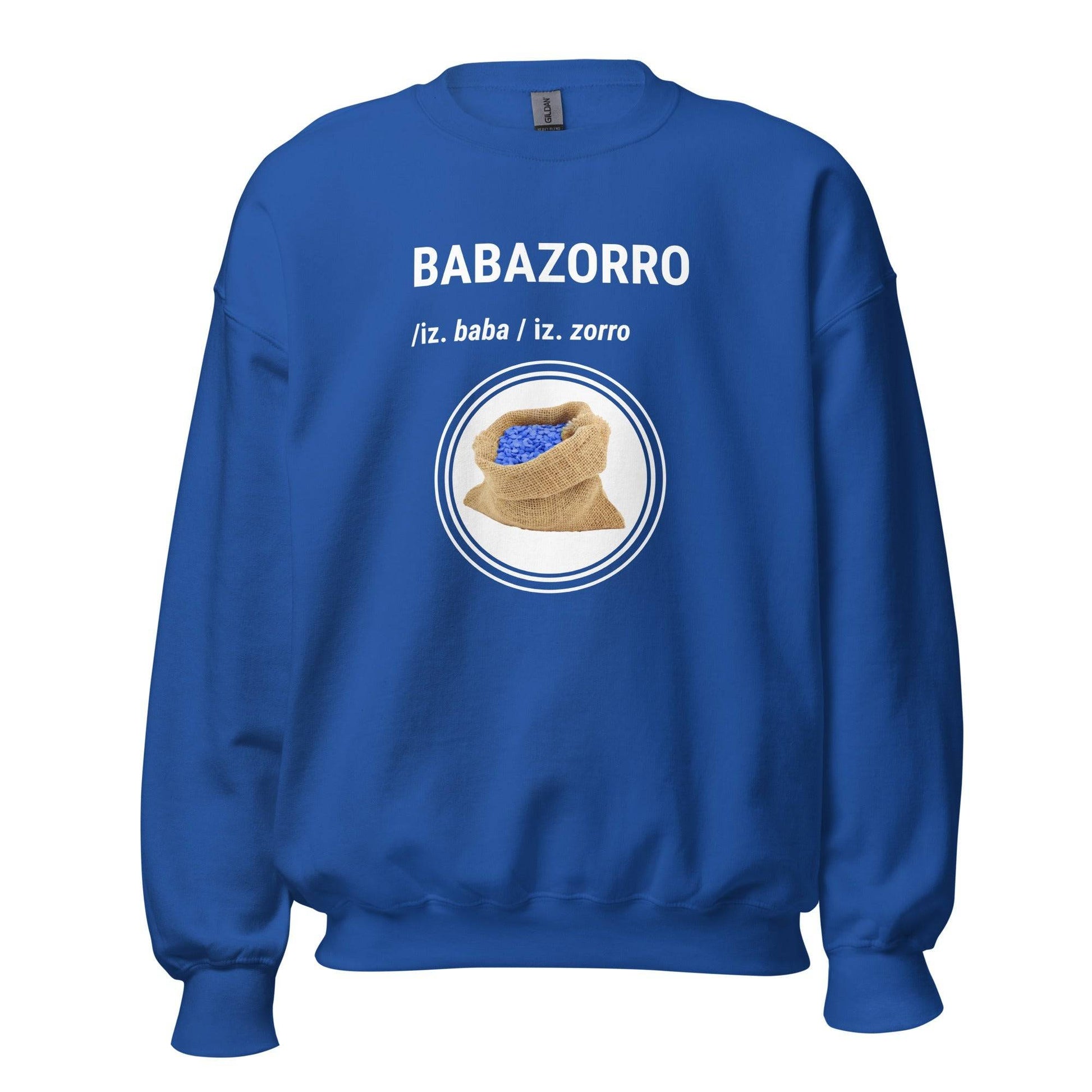 Sudadera azul Dportivo Alavés equipo fútbol Babazorro front