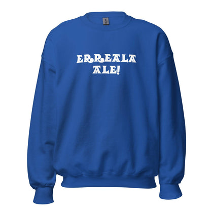 Sudadera azul Real Sociedad equipo fútbol Erreala Ale front