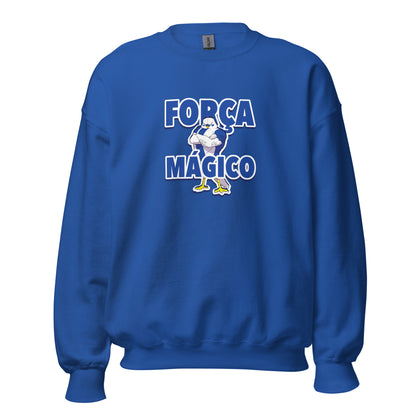 Sudadera azul Espanyol equipo fútbol Força Mágico Perico front