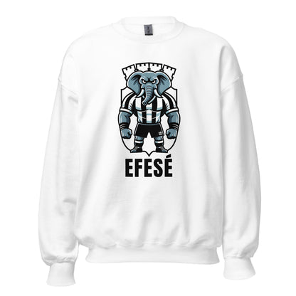 Sudadera blanca Cartagena fútbol Elefante Efesé front