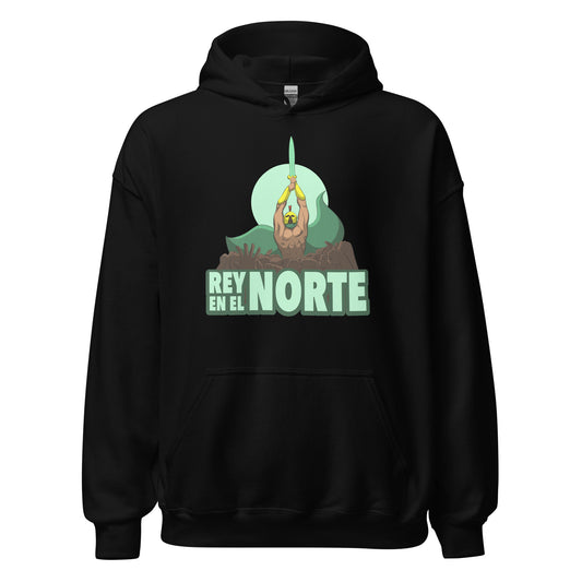Sudadera Racing Santander negro equipo fútbol Rey en el Norte front